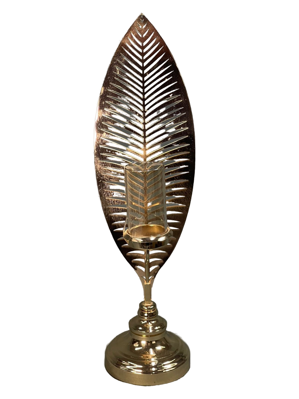 Подсвечник Лист Золотой (50см)