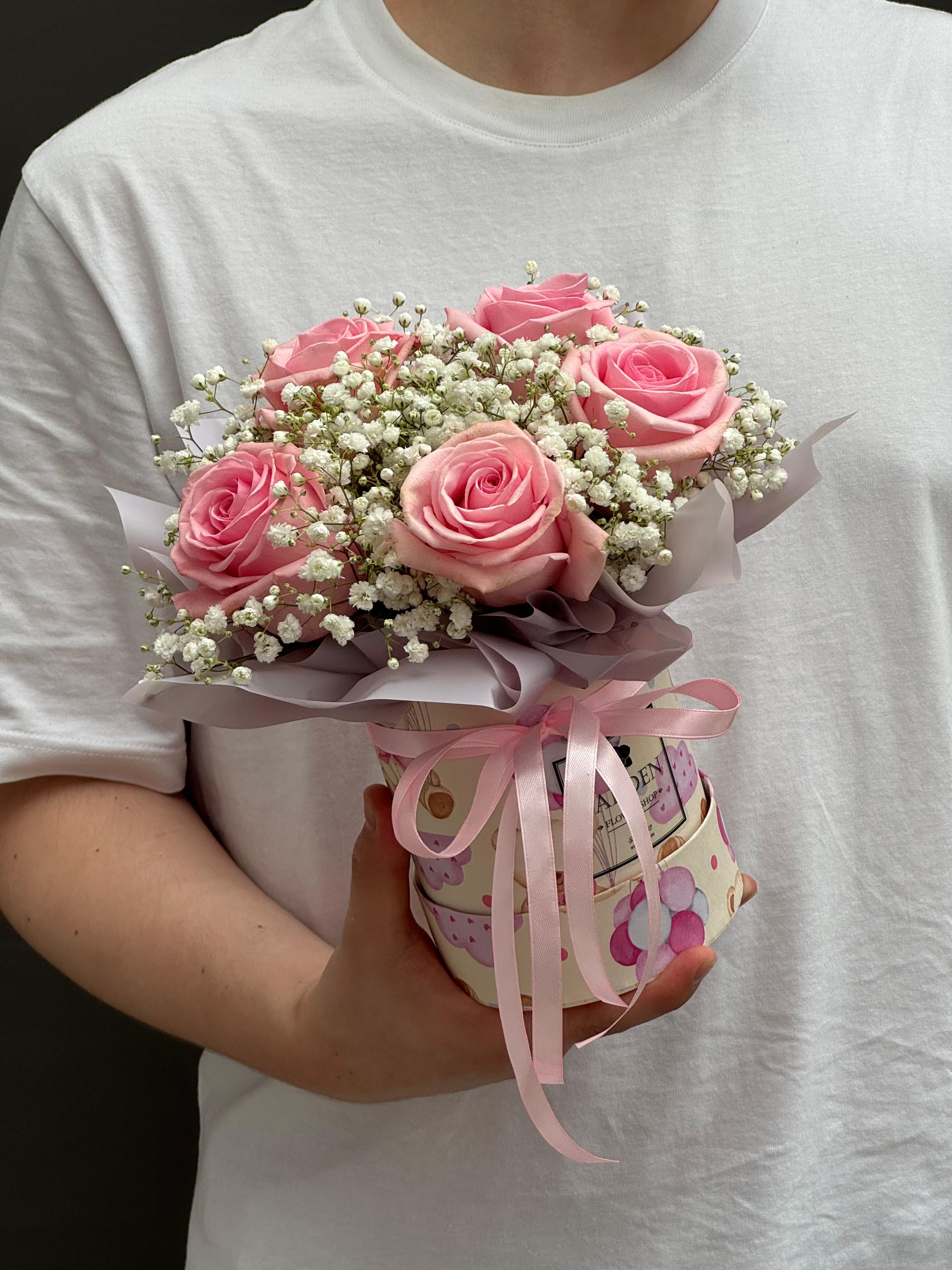 Композиция №118 (5 роз)