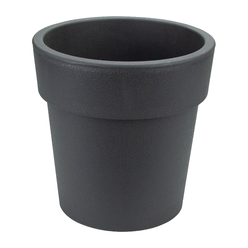 Кашпо "Тубус"1,1 литров d=150 мм 'Тубус'  графитовый