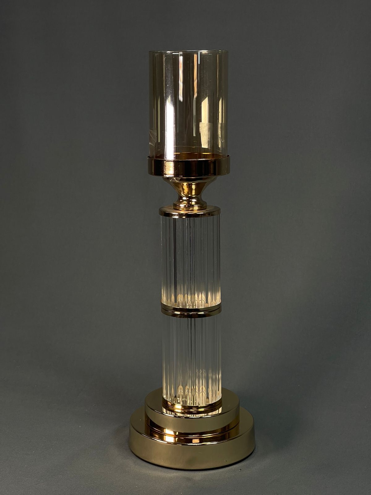 Подсвечник Золотой Стекло (мал)