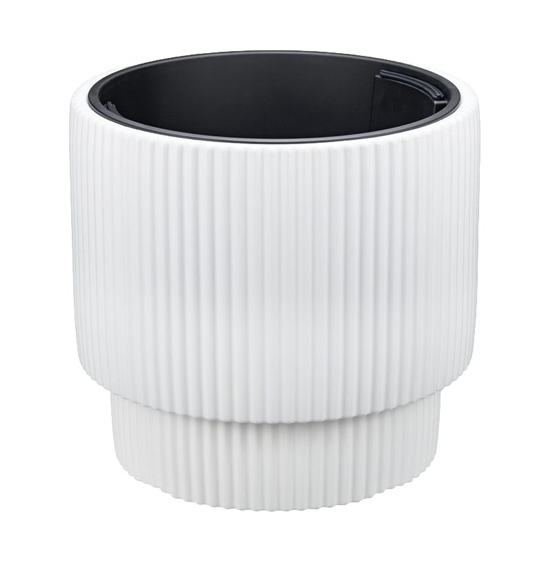 Кашпо СТРИП D390мм H370мм 40л со вставкой (Белый)