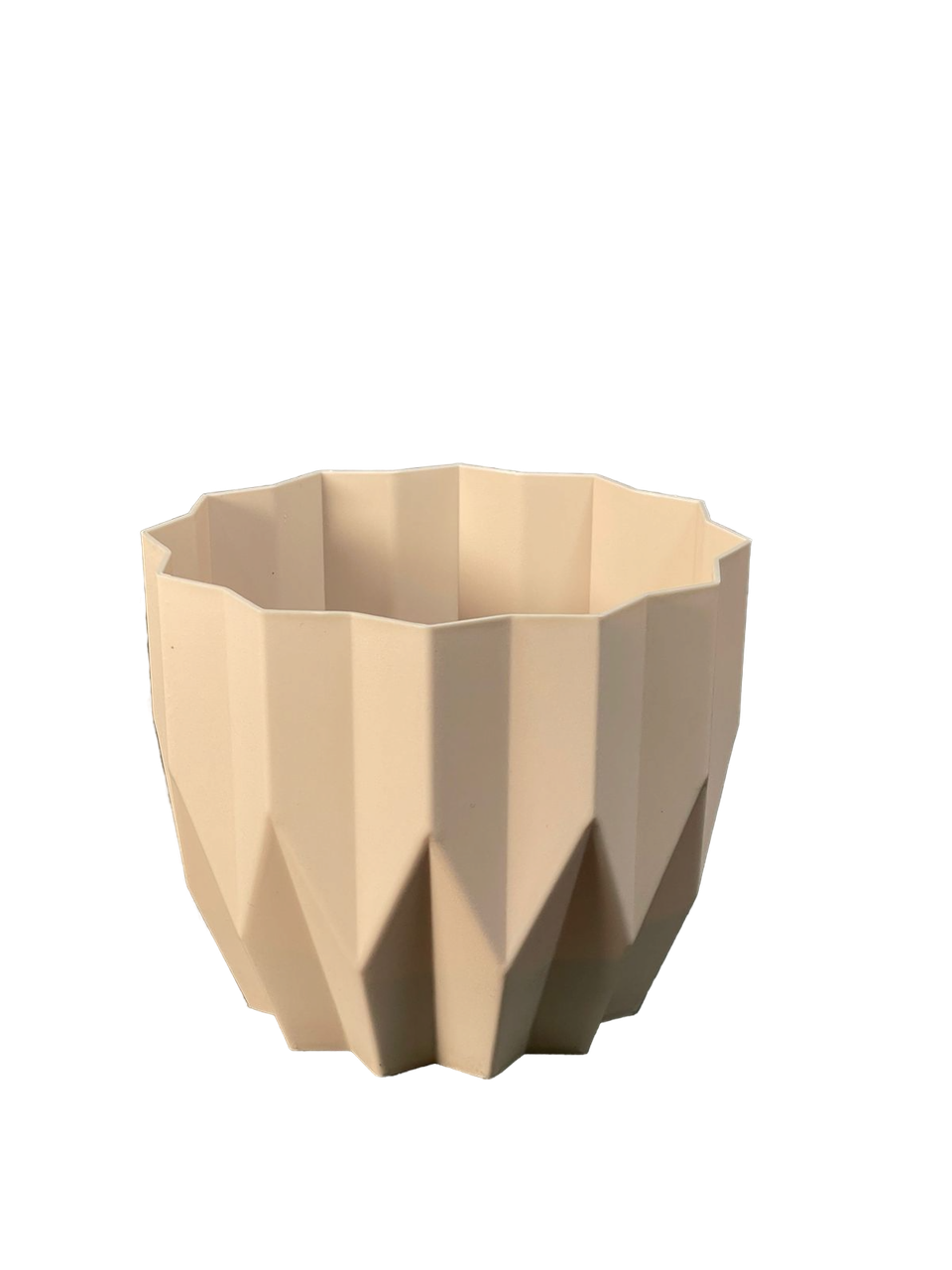 Кашпо для цветов Геометрия (0.8) Пудровый