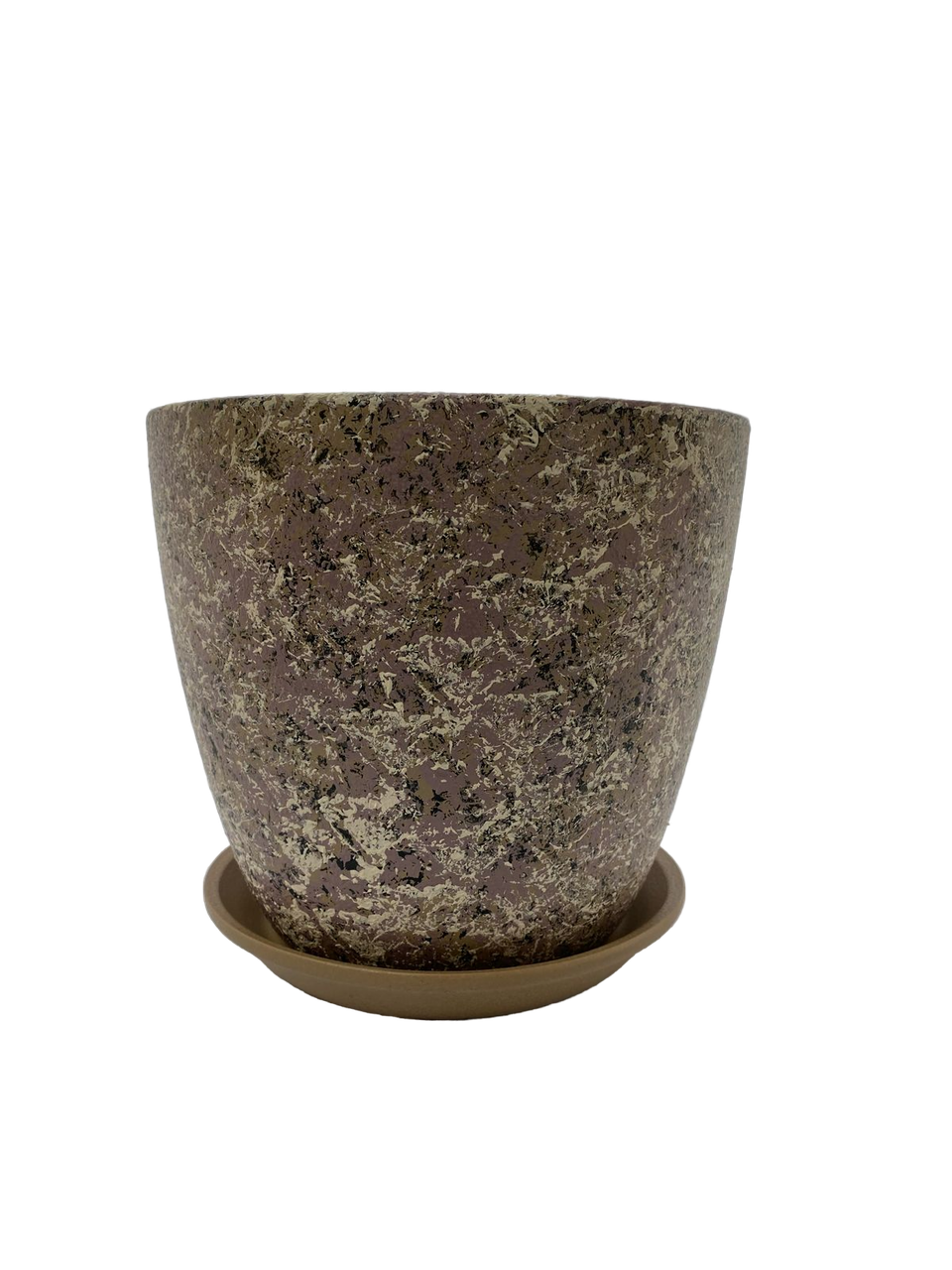 Горшок бутон яшма бежевый 21см
