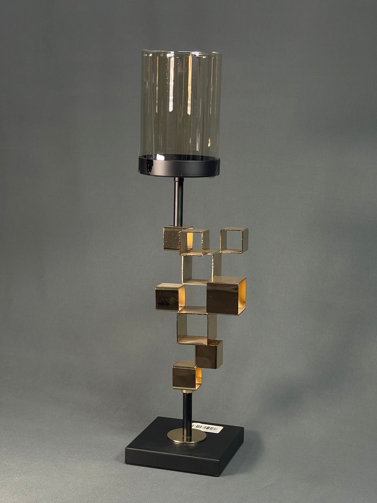 Подсвечник Золотой кубики