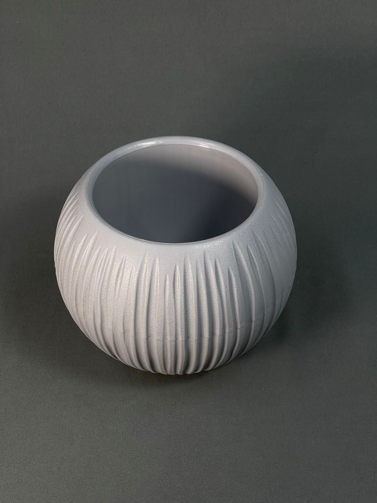 Кашпо для цветов Сфера мини (0,3) Серый жемчуг