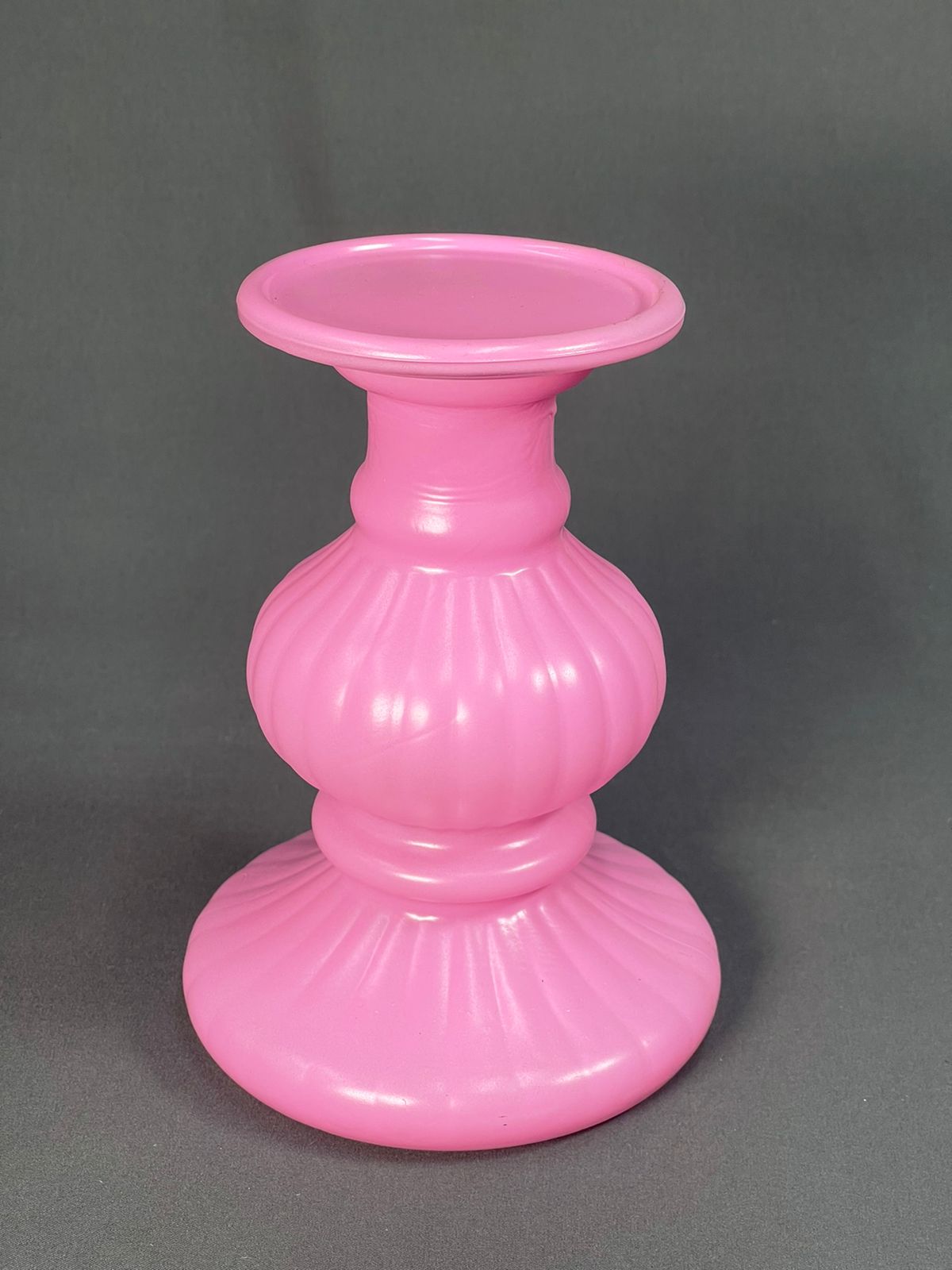 Подсвечник для больших свечей Сигурд-розовый Синатра-2