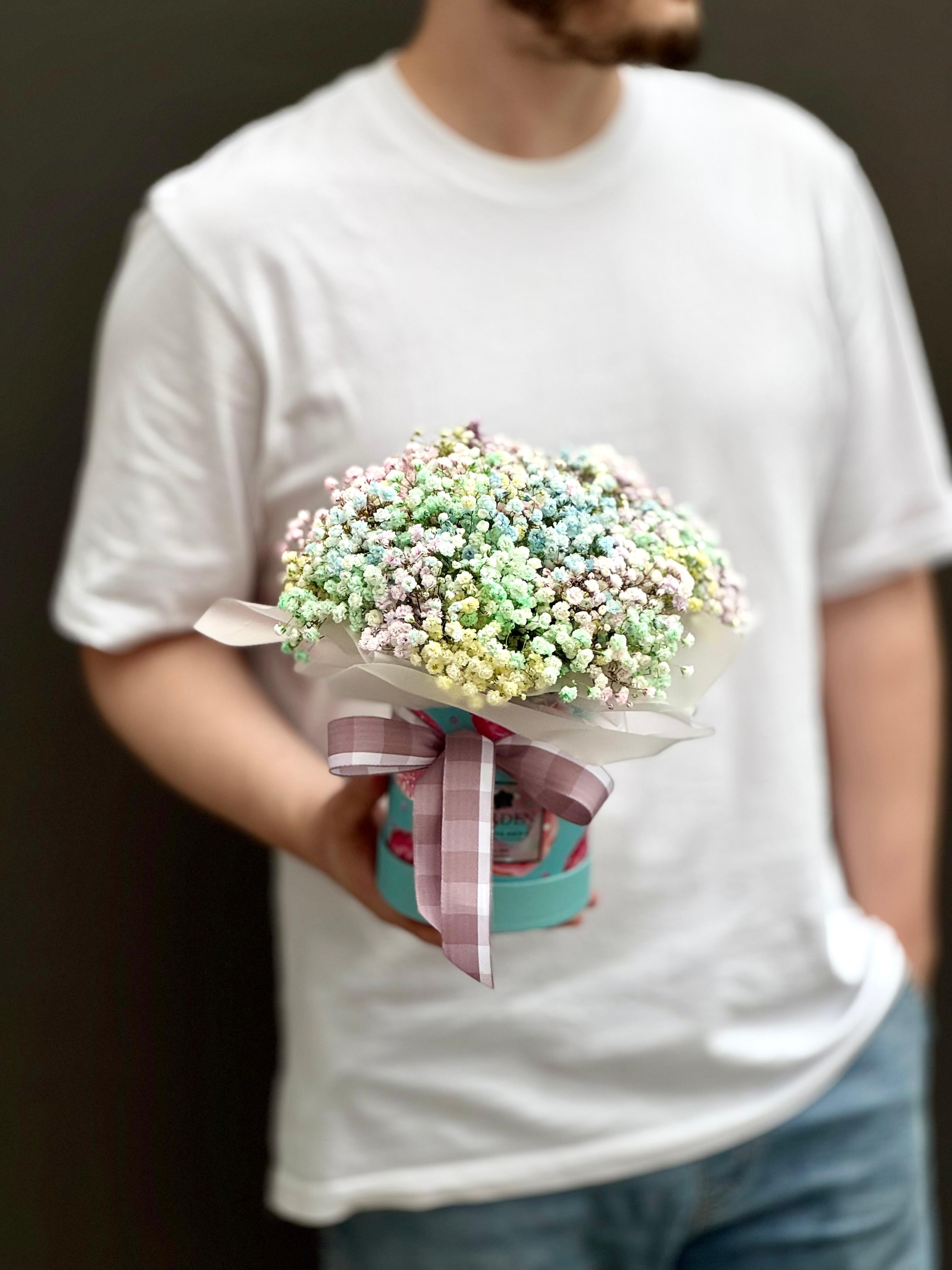 Композиция в шляпной коробке мал. 6шт