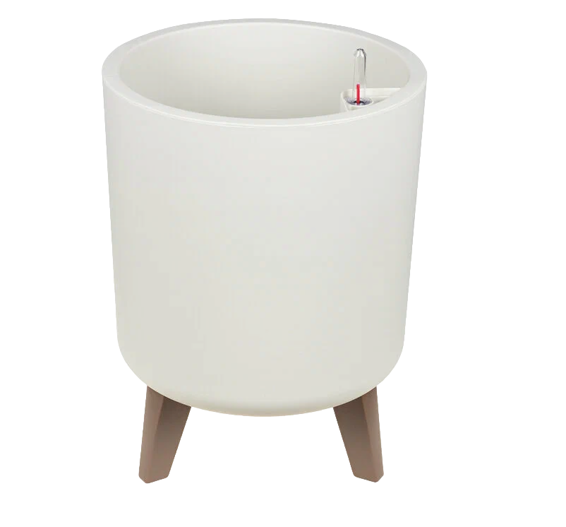 Кашпо ЛОРИАН 19л, D300мм Белый ротанг 