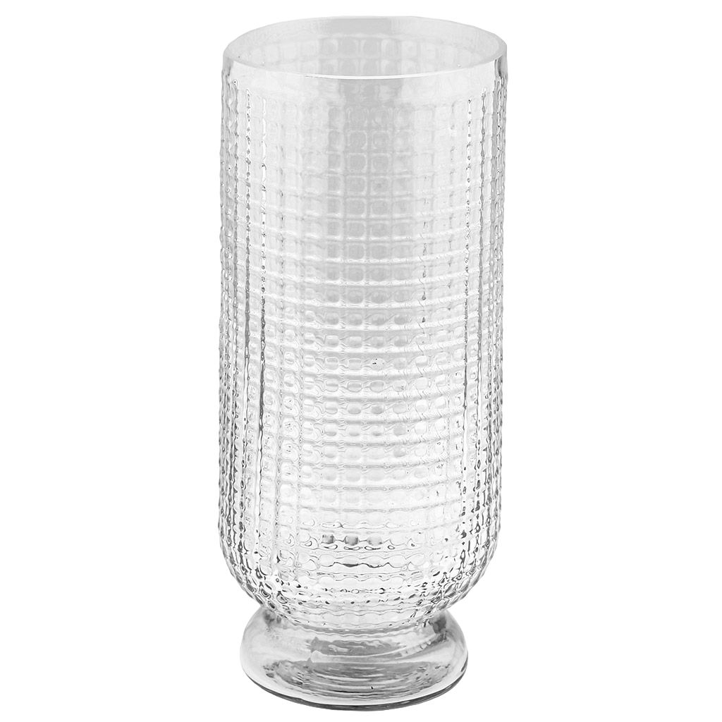 Ваза Маркуль из стекла текстурная