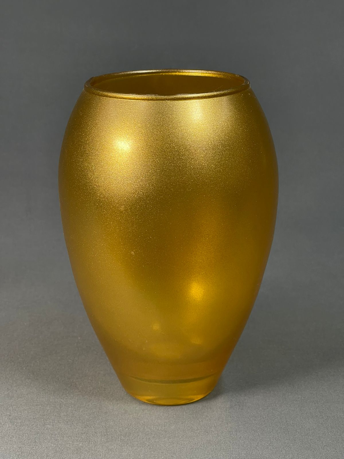 Ваза Лиголюкс золото Клавдия (средняя)