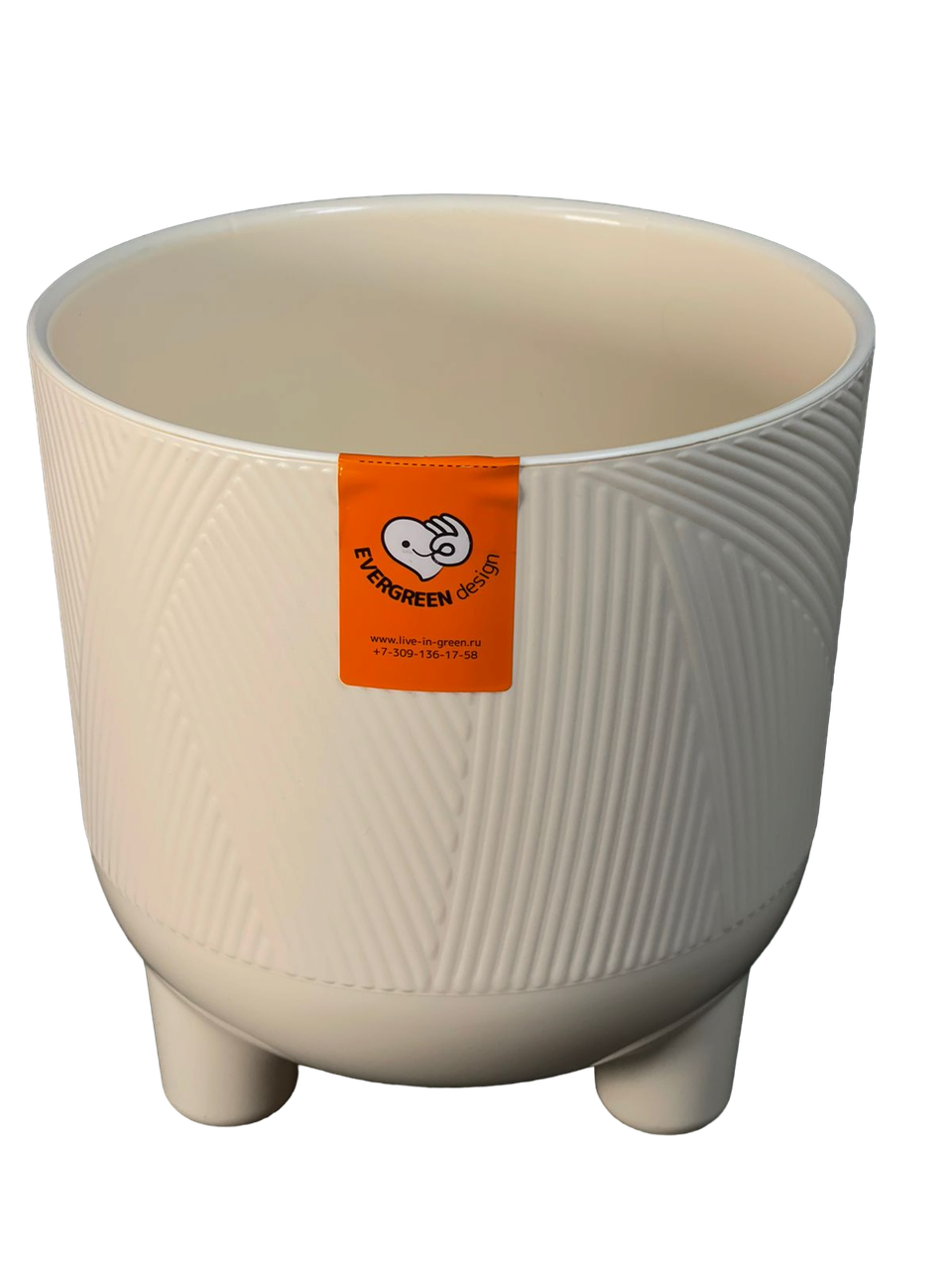 Кашпо для цветов Фита (4,3) бежевый