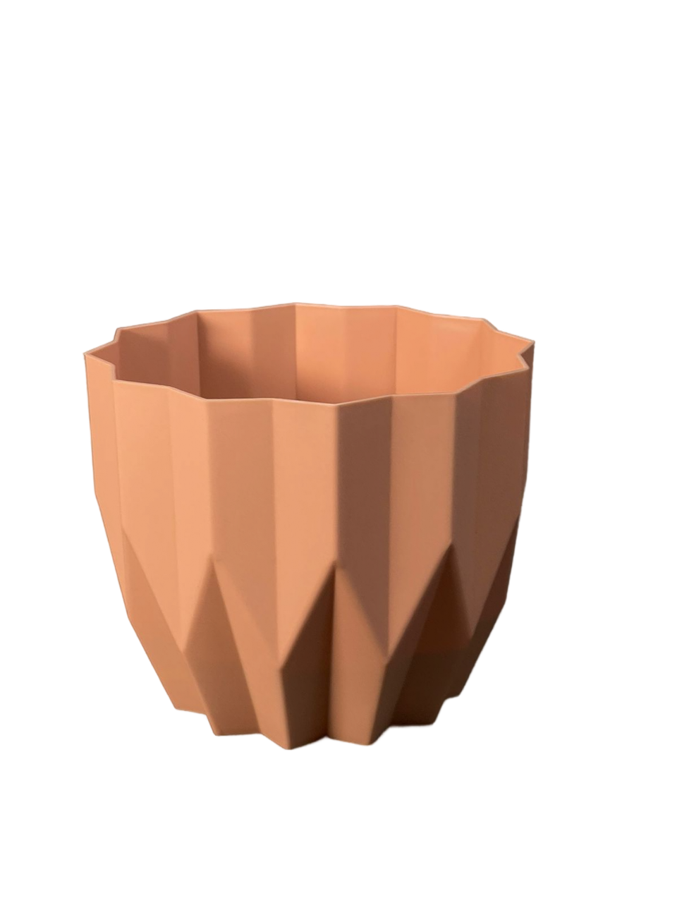 Кашпо для цветов Геометрия (0.8) Персиковый