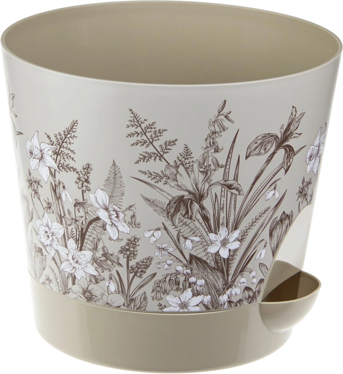 Кашпо для цветов Ника Деко (2.7) нарциссы с прикорневым поддоном