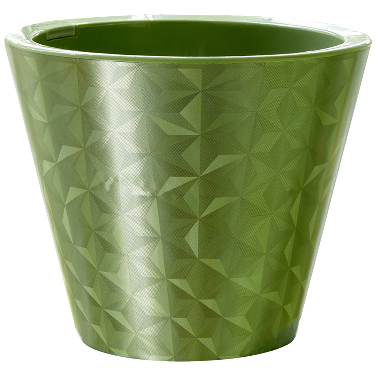 Кашпо *грани* (5л.) Оливковый