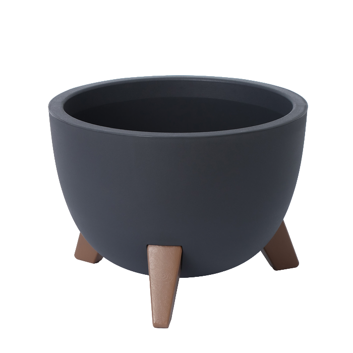 Кашпо ФЛОРИАН с внутренней вставкой на ножках D350мм