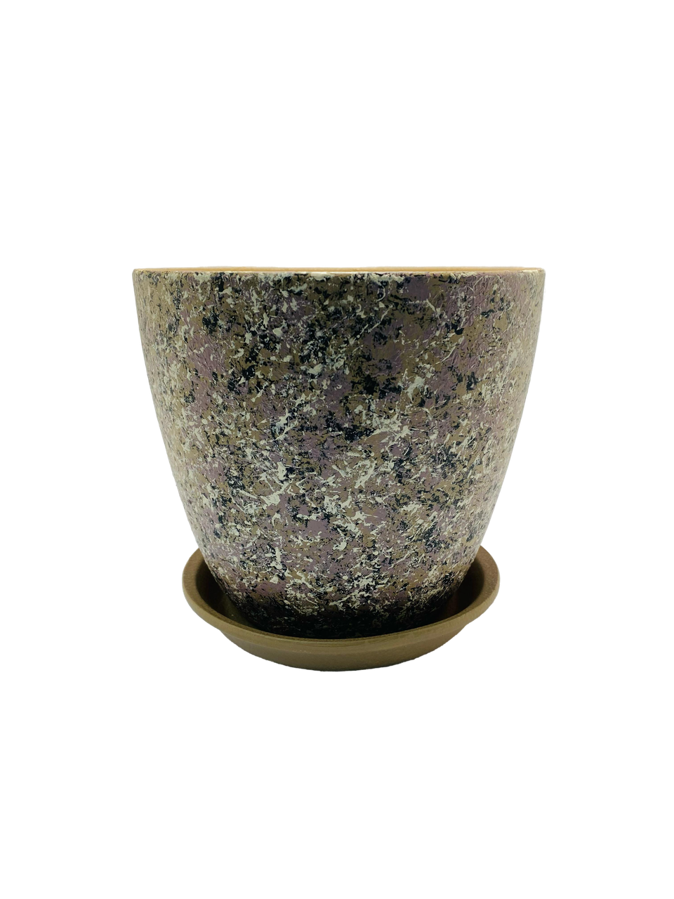 Горшок бутон  яшма бежевый 15см