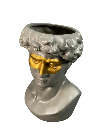 Кашпо Голова в маске