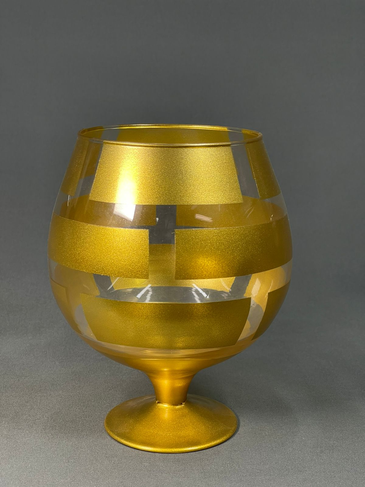 Ваза-бокал Оберон-Золото Бренди (2л)