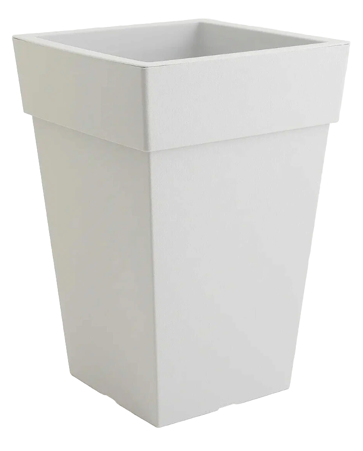 Кашпо Тубус квадратный D30см 14л смоки