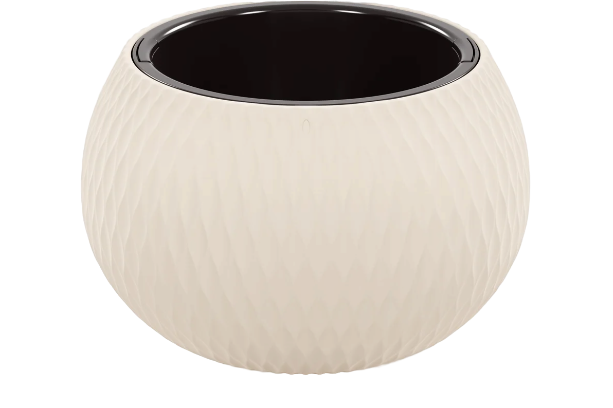 Кашпо ЗПИ "Альтернатива" жемчужина 4л, бежевое 