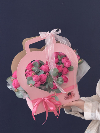 Сумочка с кустовой розой №10