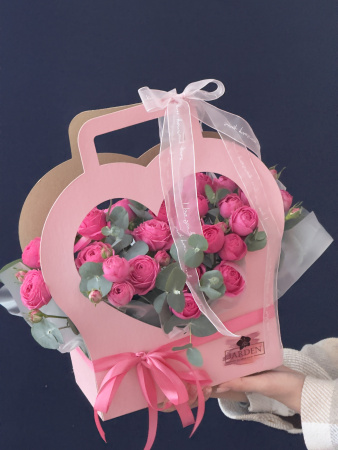 Сумочка с кустовой розой №10