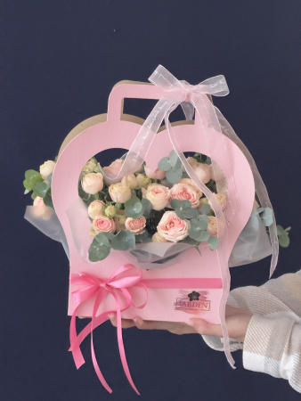 Сумочка с кустовой розой №9