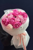 Букет с пионами (15шт)